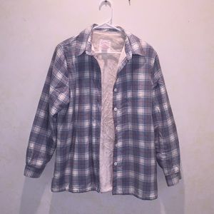 LL Bean fuzzy flannel